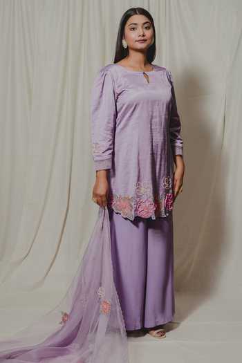 The Mariposa Acacia Linen Kurta Set