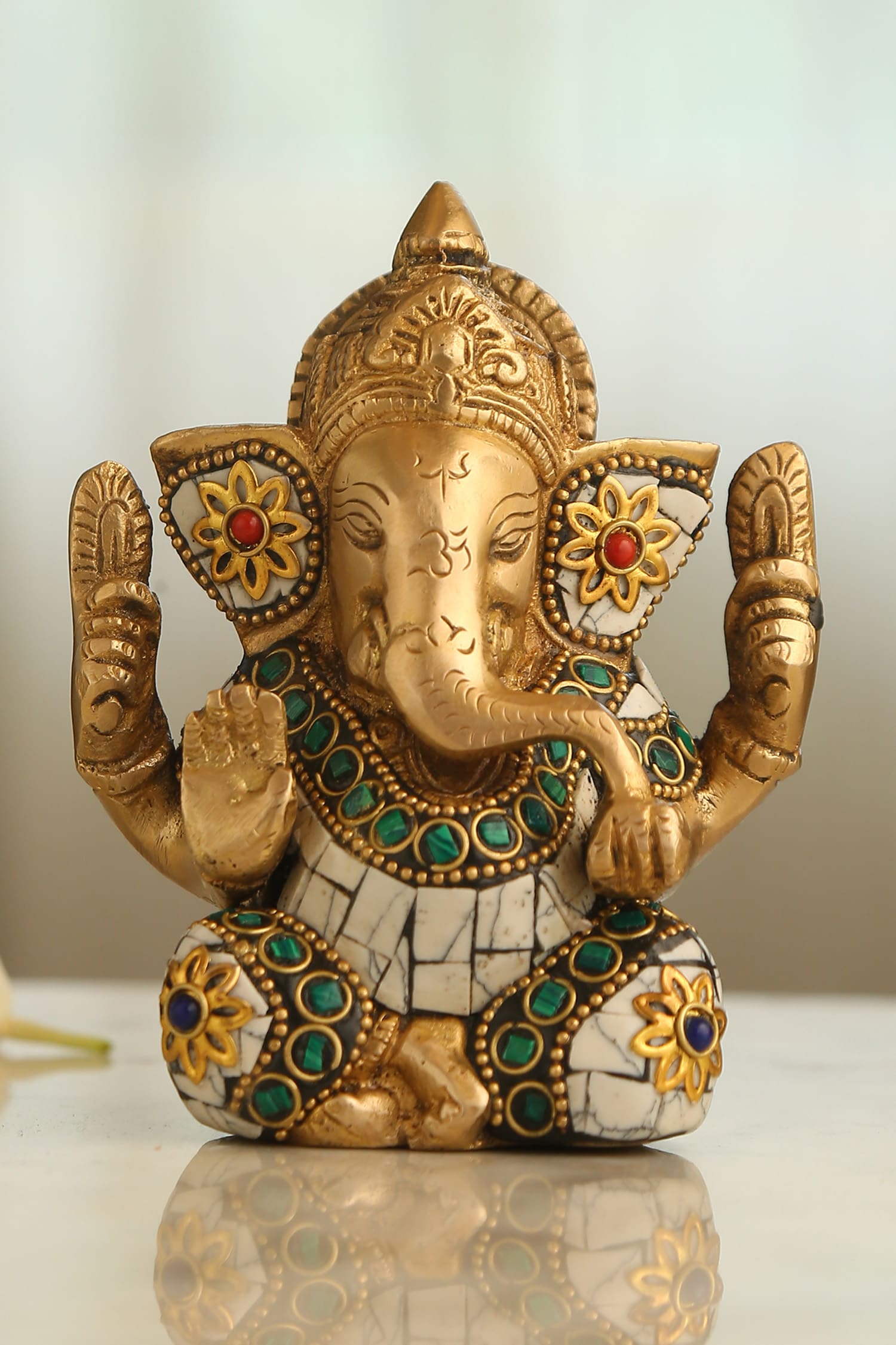 Ganesha Carved Idol
