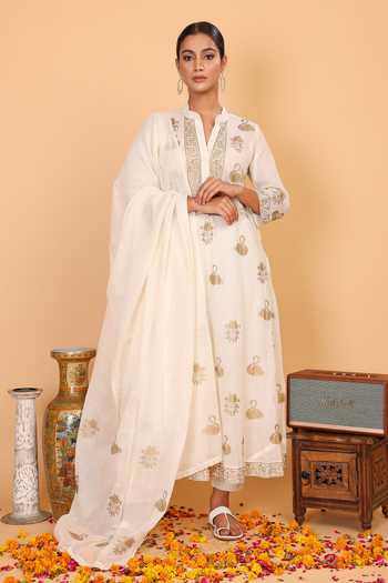Pre Order: Plain Green Kurta With Jungle Animals Embroidered Jacket And Pyjama