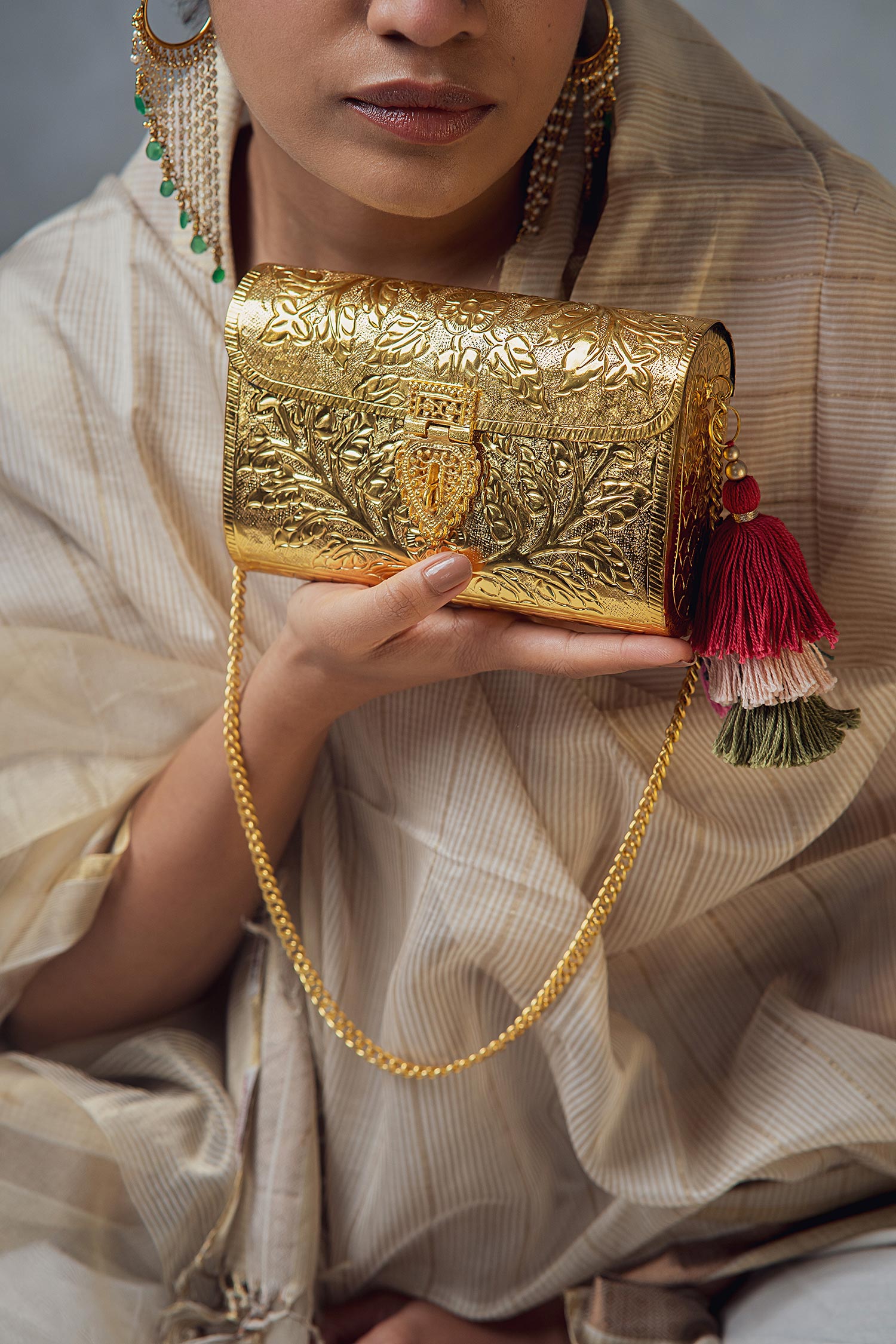 Deepika's Snakeskin Sling Bag To Alia's Gold Embossed Bag, Latest