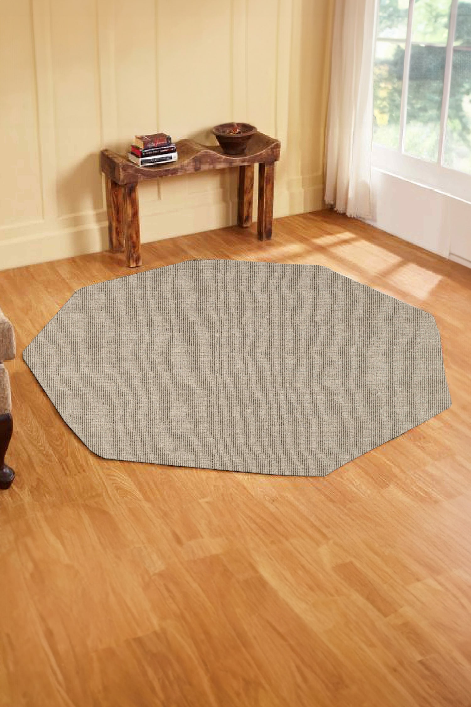 Buy Kaleen India Sandstone Octagon Shaped Rug Online | Aza Fashions
