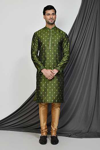 AFL2038 - Pure chiffon long gown with mirror work embroidered on the yoke.Come with pant and Banarasi dupatta. main image 1