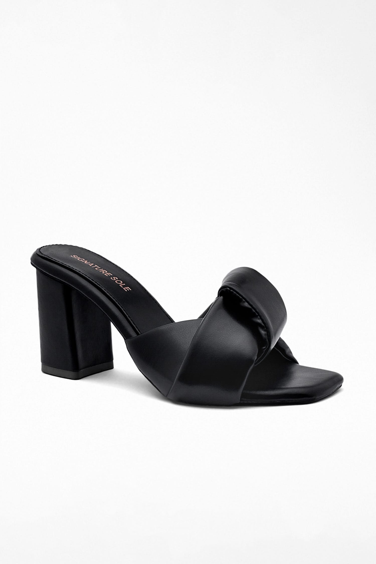 criss cross heels black