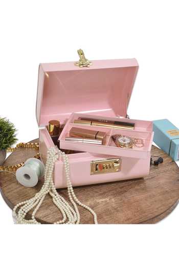 Living With Elan Metal Lockable Storage Trunk