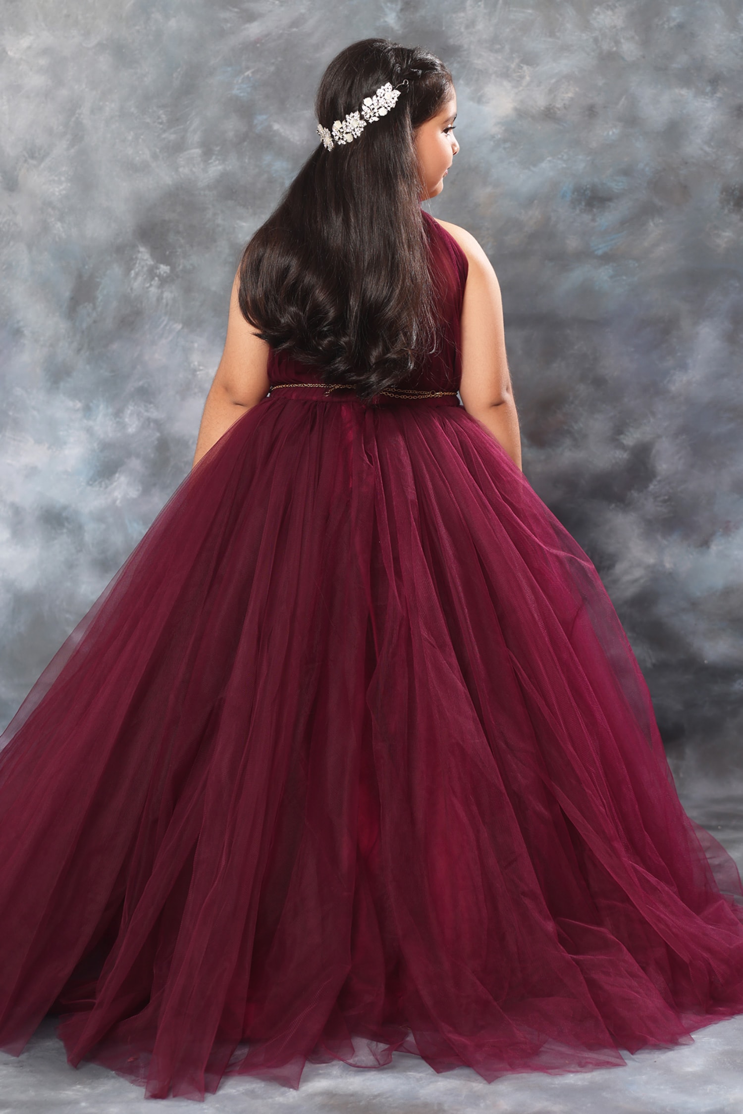 Burgundy Satin Ball Gown Wedding Dresses Lace Long Sleeves | Burgundy  wedding dress, Red prom dress long, Red prom dress