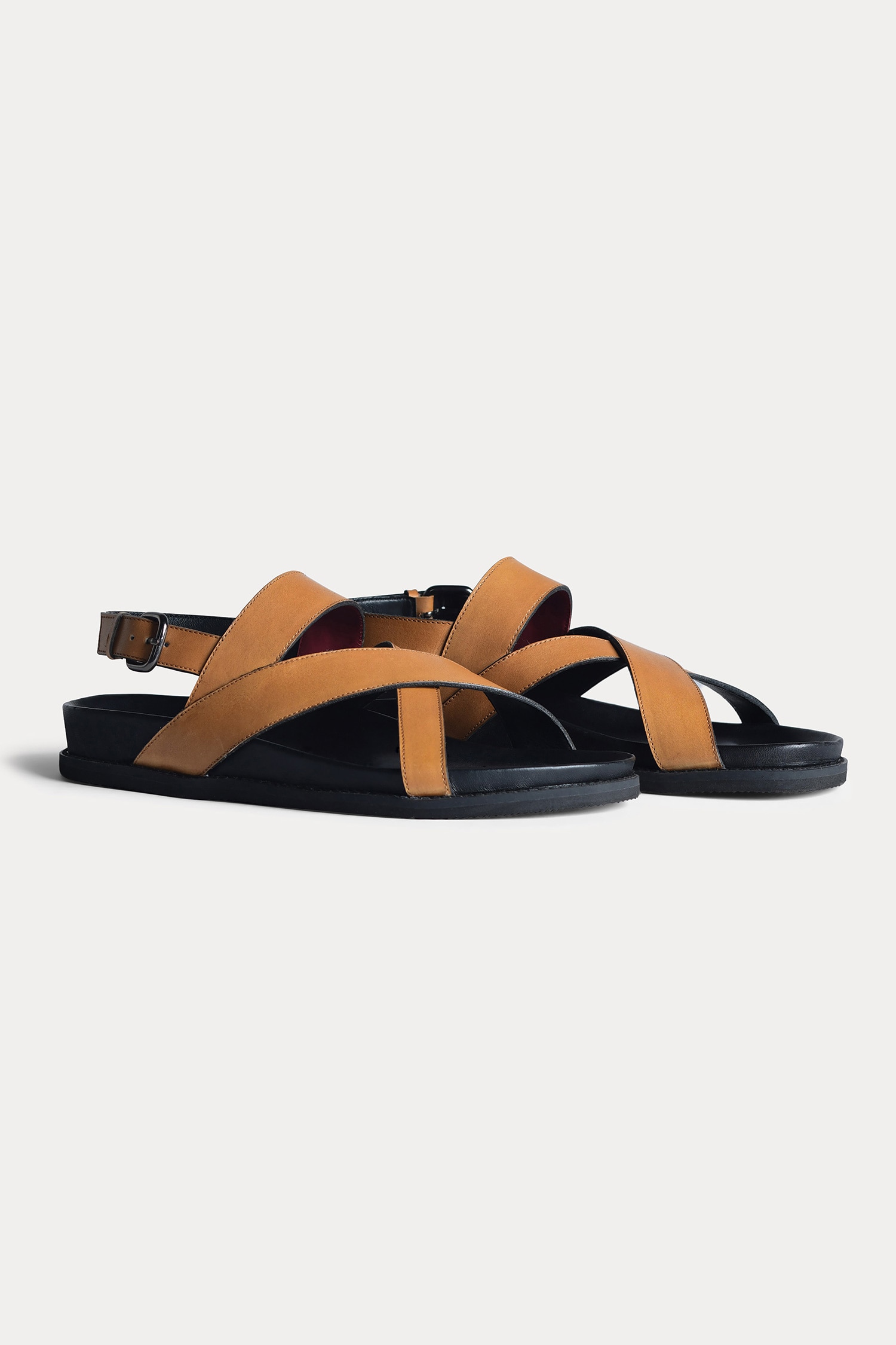Corneliani Waikiki Beach Leather Sandals - Farfetch