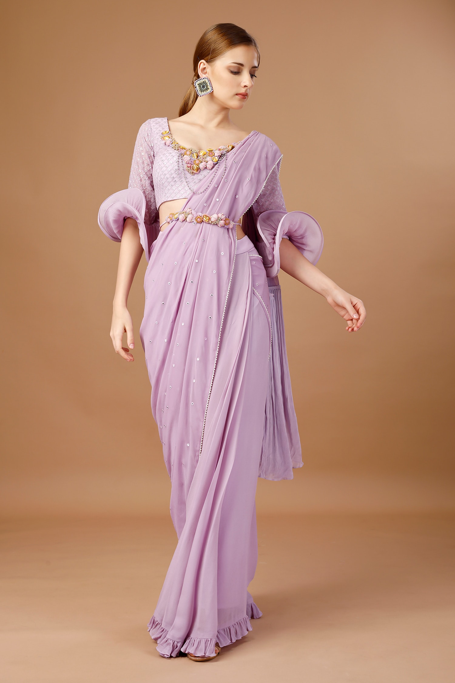 Purple Women's Saree Shapewear Blended Mermaid Petticoat Stitched Lehenga  Women Strechable Sari Skirt for Bridesmaid Solid Plain Skirt -  New  Zealand