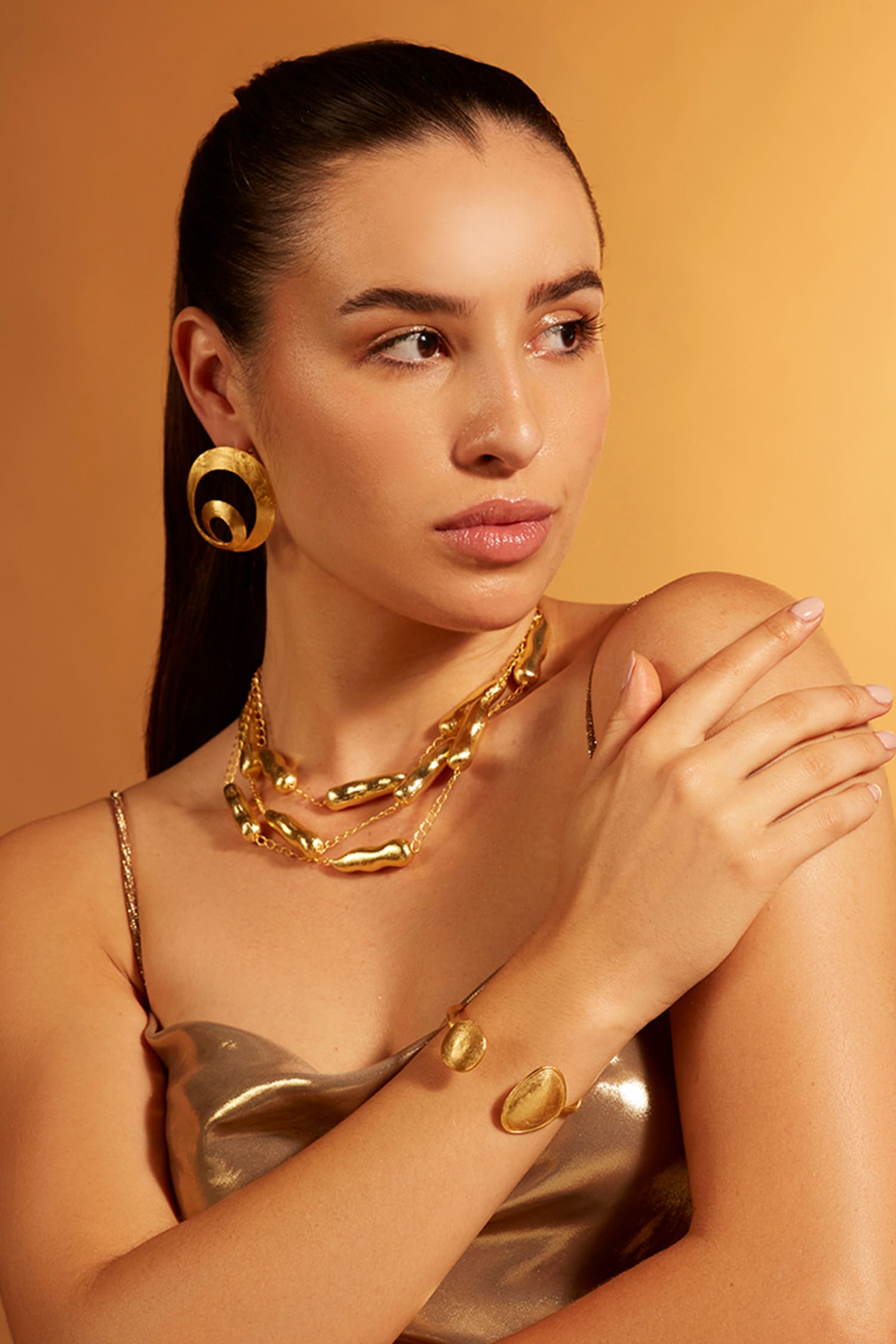 Buy Gold Plated Pandora Bracelet By Joules By Radhika Online At Aza buy-gold-plated-pandora-bracelet-by-joules-by-radhika-online-at-aza