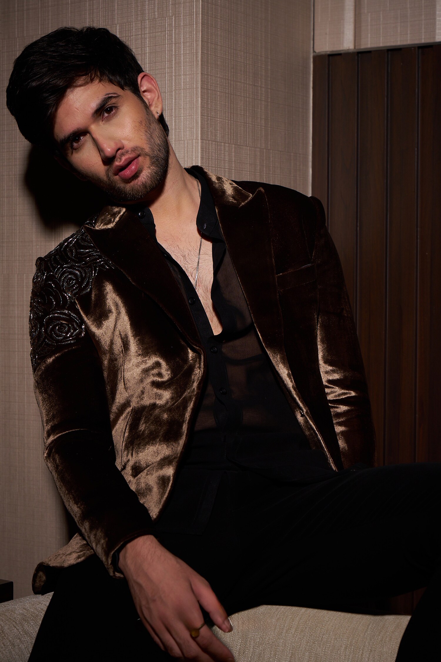 rose embroidered jacket mens