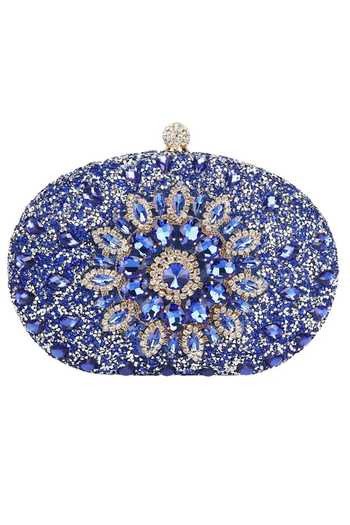 Rhinestone Embellished Clutch Bag main image 0
