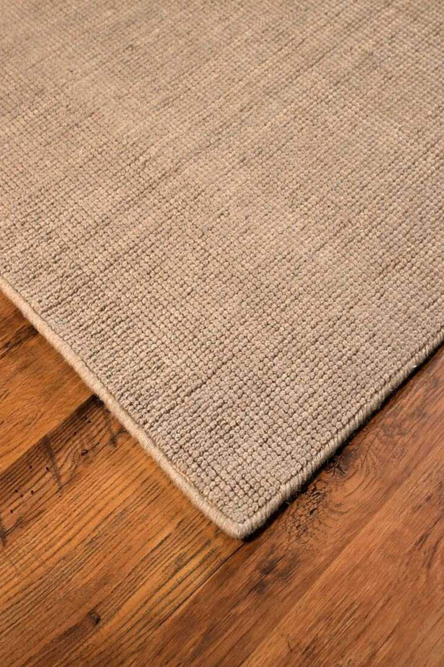 Knighton Wool Parchment/Tan Area Rug Rug Size: Wedge 2' x 4