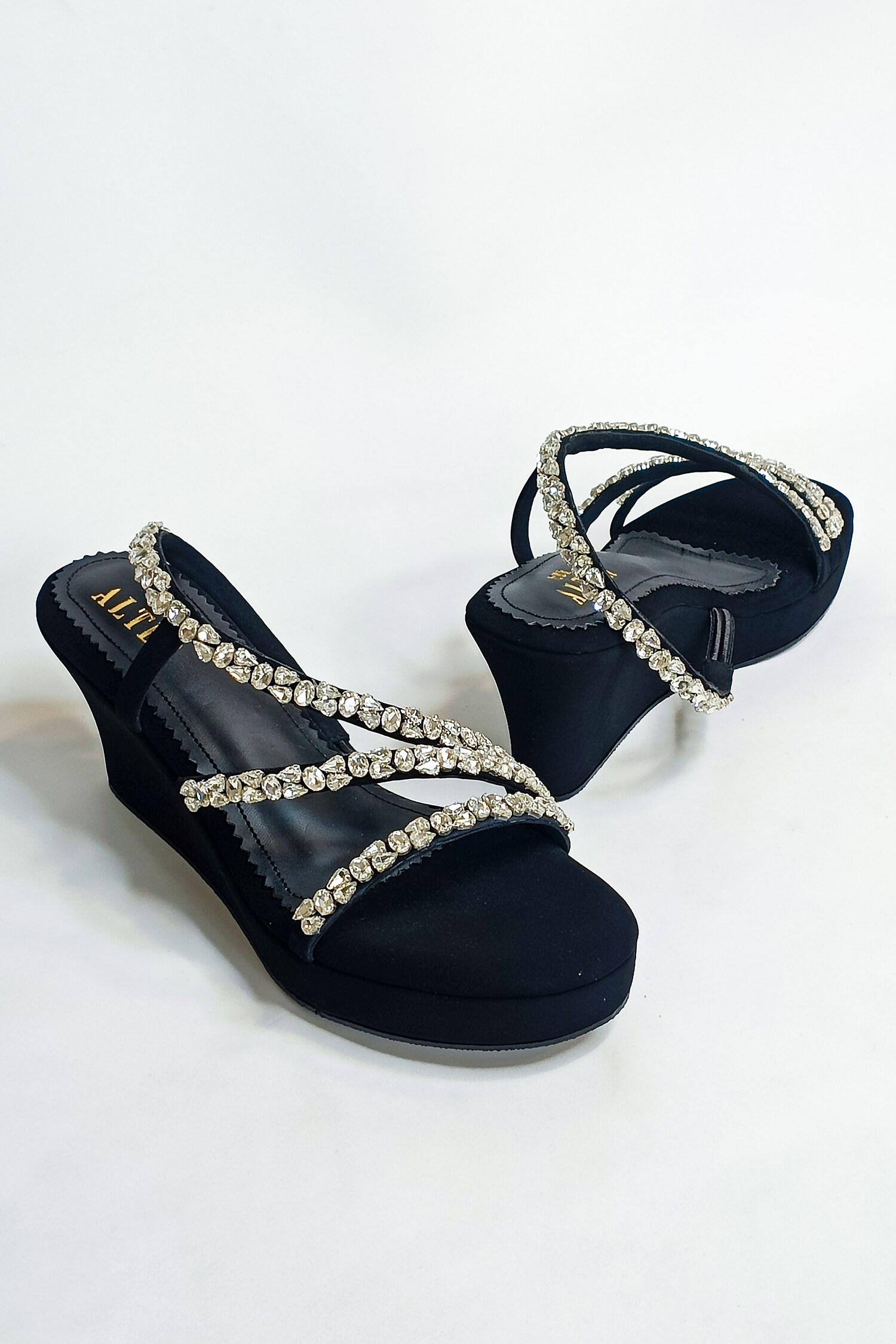 Juicy Couture Women's Rhinestone Wedge Sandals