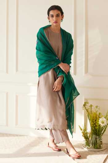 Juanita- Green Silk Cord Set