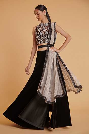 Adventitious High Neck Skirt