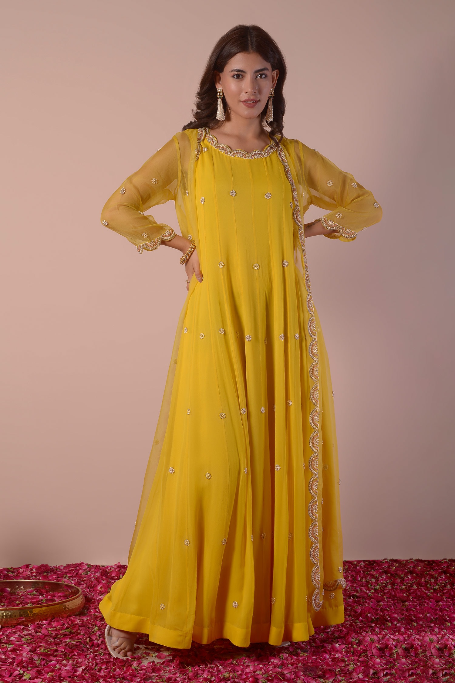 RajasthaniLook - Beautiful Leheriya Suit Set