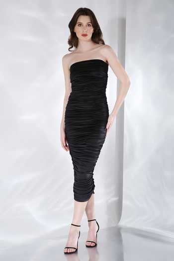 Midnight  Lycra Bodycon Dress
