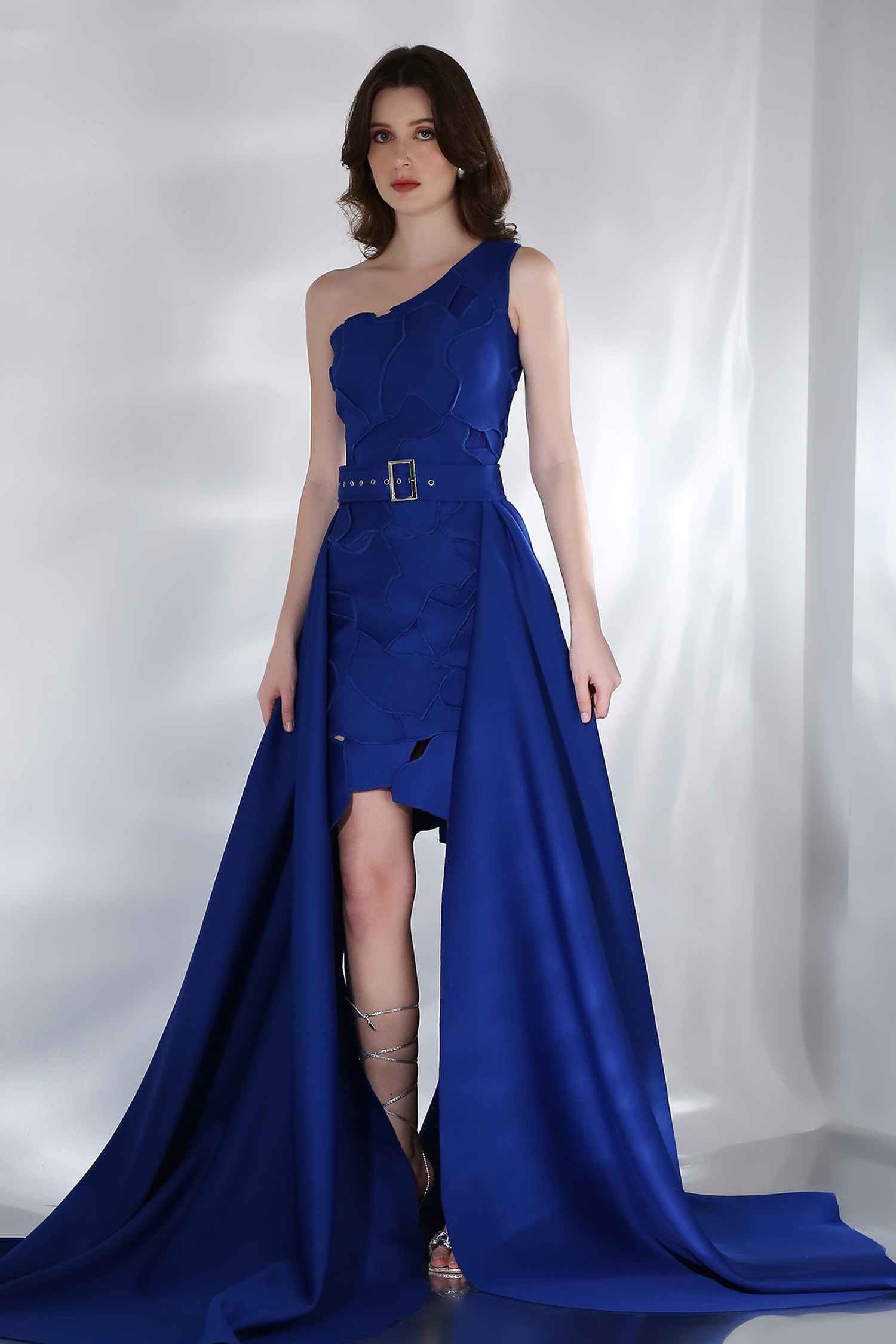 IKLO Women A-line Blue Dress - Buy IKLO Women A-line Blue Dress