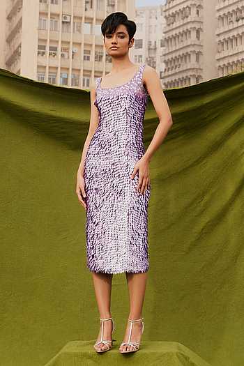embellished bodycon dress Pleated Embellished Stretch Satin Sweetheart Bodycon Dress missy / 14 / light-blue