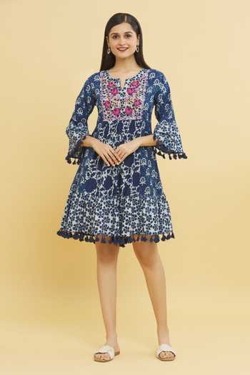 Jade Trimmed Yoke Tunic Petal main image 0