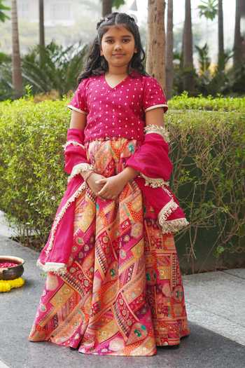 Muskaan Girls Lehenga Set main image 1