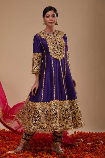Premium Party Wear Digital Print Embroidery 3 Pcs Salwar Set main image 0
