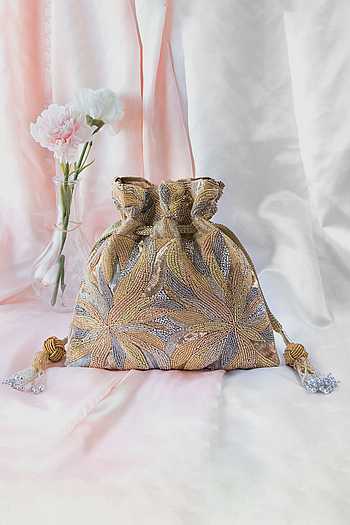 Fringe Diamanté Potli Bag