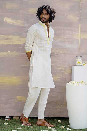 Stripe Pattern Kurta & Pant Set