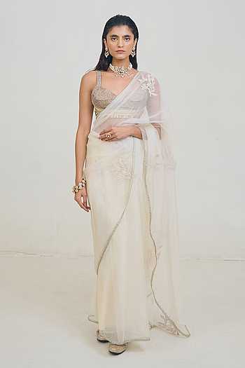 Ember Whisper Saree