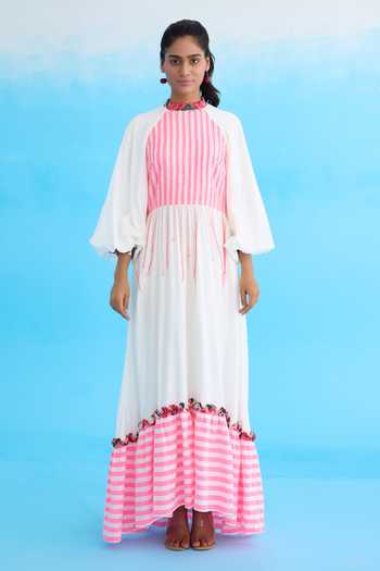 Candy Stripe Maxi Dress