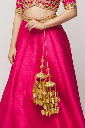 vivinia BY VIDHI MEHRA Gold Plated Womens Pair of Kaleeras (Freesize) main image 0