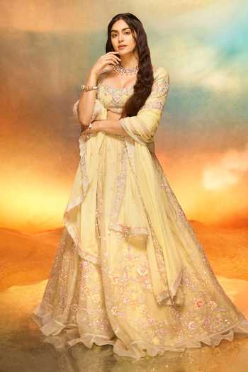 Yellow Ayana Lehenga
