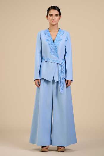 Roline Embroidery Jacket - White