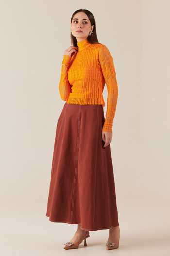 ELEMENTAL BASIK SKIRT - BROWN