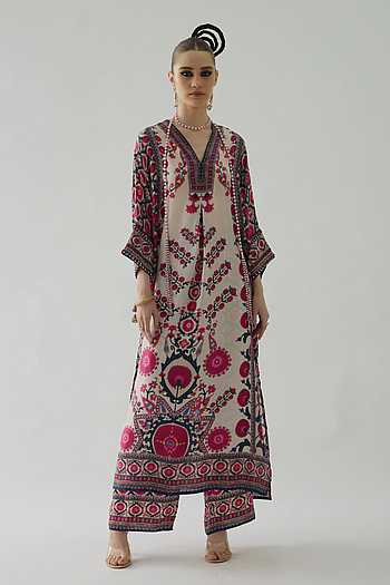 Banera Printed Tunic & Pant Set