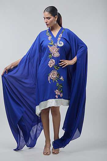 Handicraft Kaftan dress Embellished with Beads and Crystals