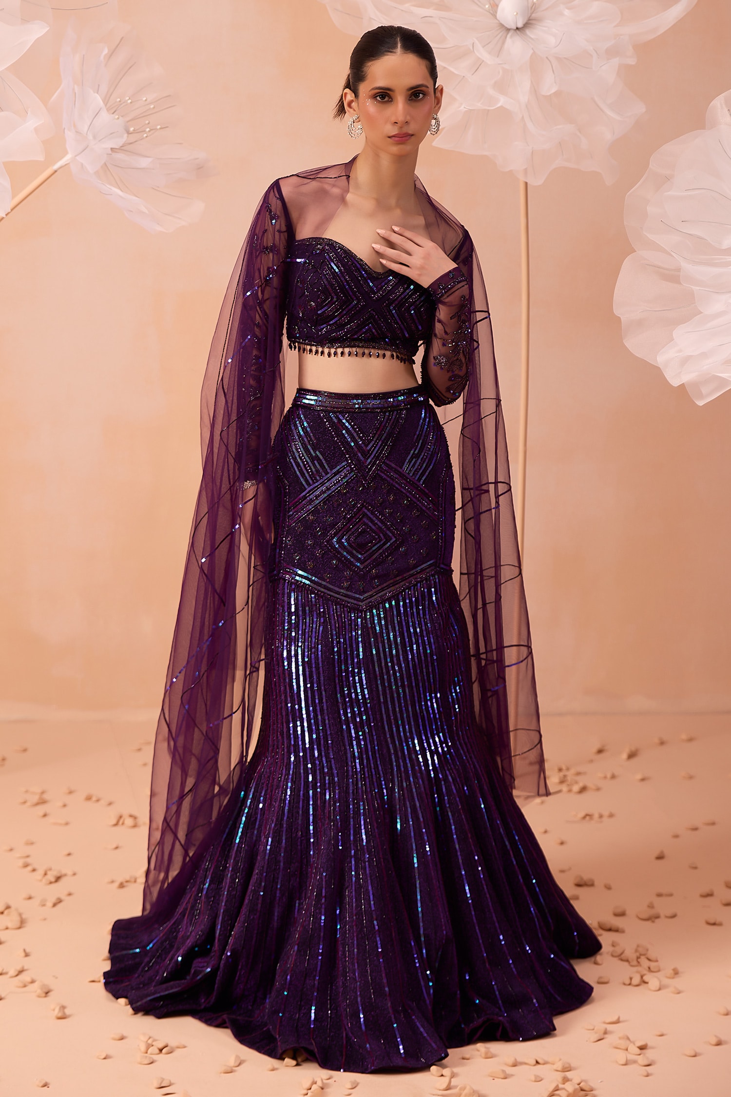 Tamannaah Bhatias Lehenga: The Mermaid Gown That Became A Floral Masterpiece! - y278kk7