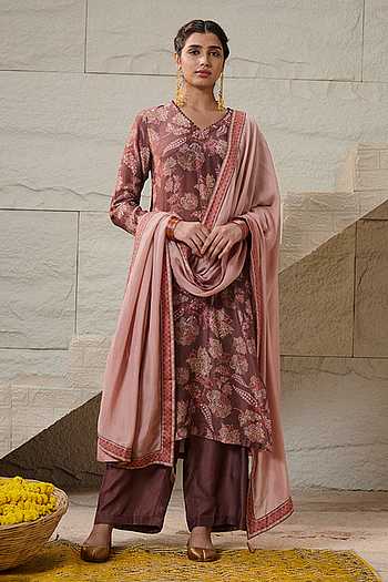 Mahi Floral Print Kurta Pant Set
