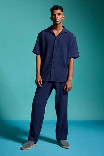 QIAN - Low Back Shirt & Pant Co-Ord Set main image 0