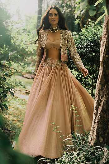 Sandy Lisa Lehenga Set With Jacket