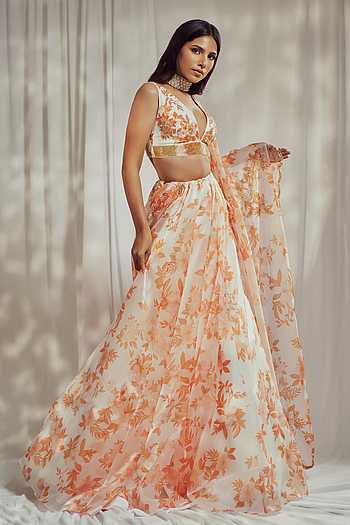 Citrus Bloom Lehenga Set