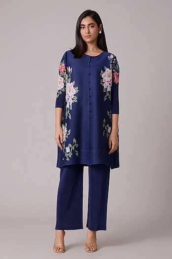 Malizia Silk Tunic Pant Set
