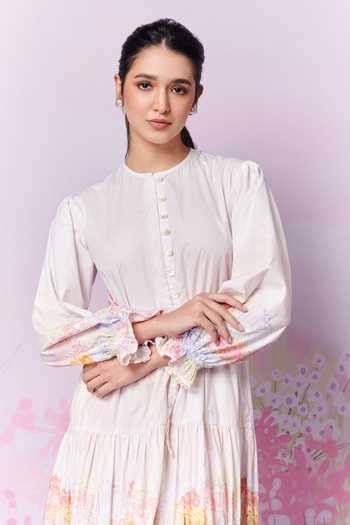 white christmas dresses L'Agence Women's Meadow Poplin Shirt Dress – Channers main image 1