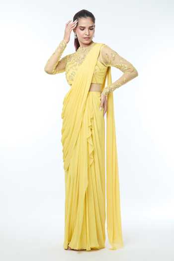 Buy Gowns for Haldi Ceremony | Aza Fashions