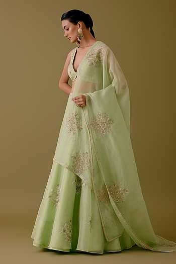 Ambrosia Dori & Sequin Embroidered Lehenga Set