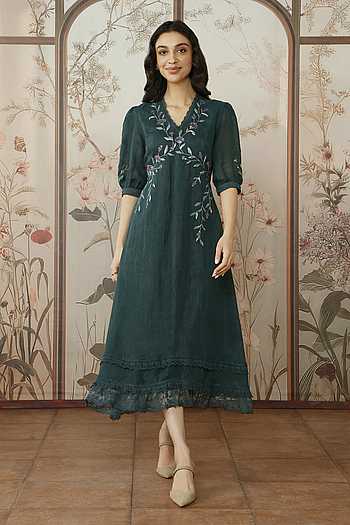 Shop Luxury Designer Linen Dresses at Aza Fashions Online in USA