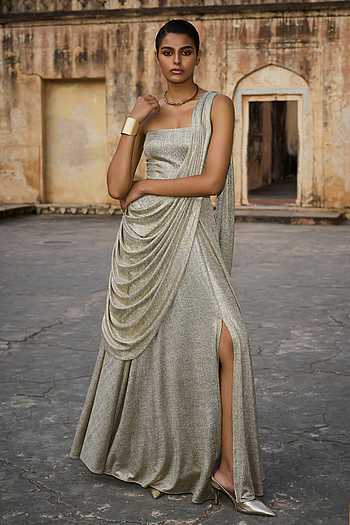 sachin and babi light blue dress STAUD STAUD MILNER SILK SLIP DRESS SLATE BLUE - R25S2259SD-SLBL