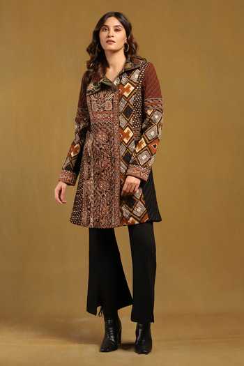 ERiKO KATORi stone cut jacquard camisole（Buy JAQUARD KNITTED COAT 