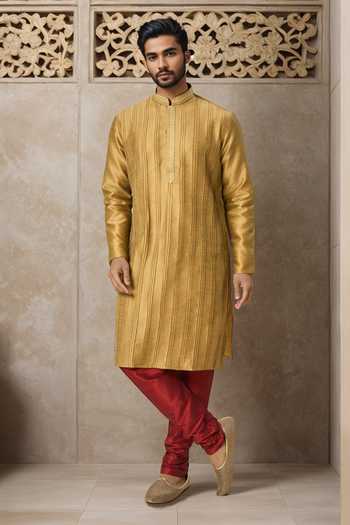 Pintuck Threadwork Kurta Set 