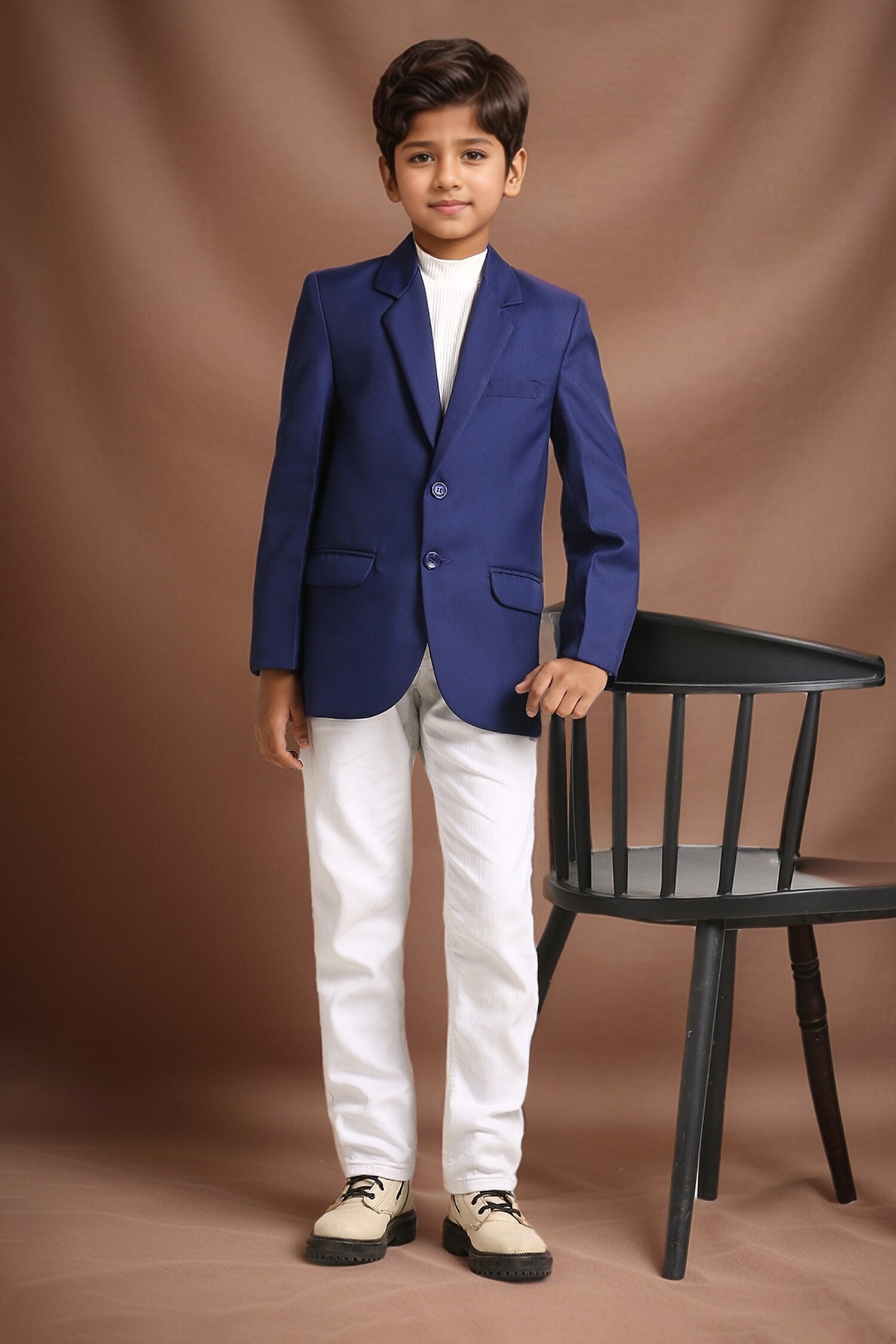 Solid Royal Blue Blazer 