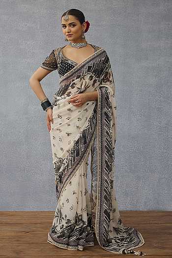 Kalamkari Aavya Printed Saree